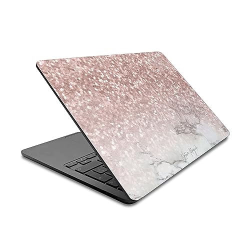 Skin MacBook Air 13.6 A2681 vinyle anti-rayure style marbre rose pour protéger sans coque lourde