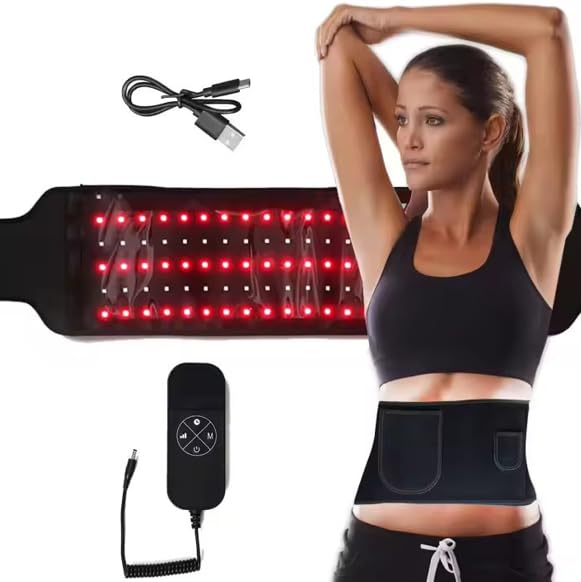 Ceinture avancée 660 nm et 850 nm à intensité réglable et massage