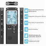 BODYA 8 GB Ghost Hunting EVP dyktafon paranormalny sprzęt duch cyfrowe pudełko głosowe ze słuchawkami i mikrofonem