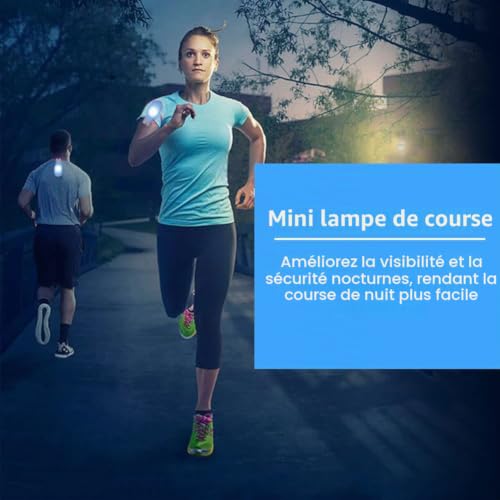 KARELLS Lampe de Poche Mains Libres, Eclairage de Nuit à LED avec Clip, Lampe LED Magnétique à Clipser pour Randonnée Course, Lumière d'urgence de Maison Véhicule – vue 6