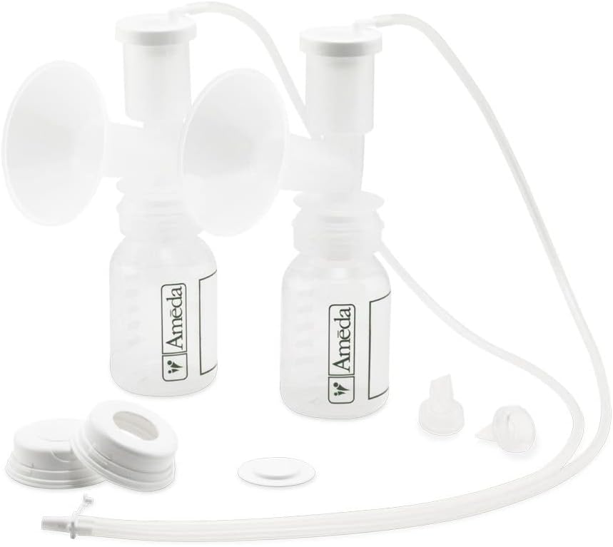 Discontinued Ameda Dual Hygienikit Breast Pump Kit Sterile for Purely Yours Platinum Elite #17155 | NOT Compatible with MYA Joy, MYA Joy Plus or Pearl Breast Pumps