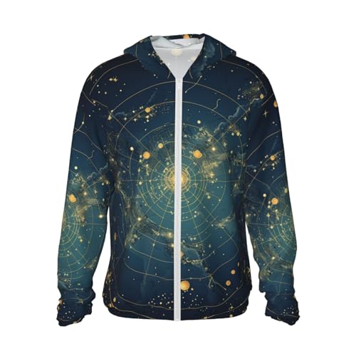 Veste à capuche contre les coups de soleil UPF 50+ zippée et légère
