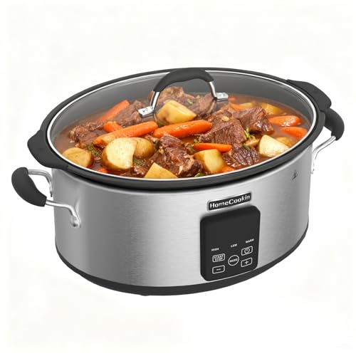 HOMECOOKIN 10 Quart Digital Slow Cooker