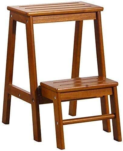 Tabouret intérieur en bois à trois marches pour atteindre les sommets