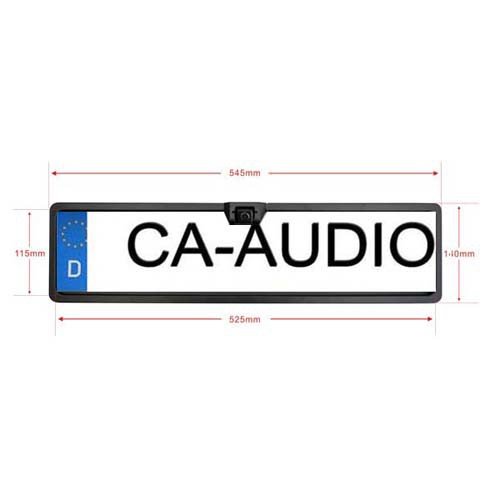 YMPA Caméra de recul Plaque d'immatriculation Plaque d'immatriculation RFK Cover