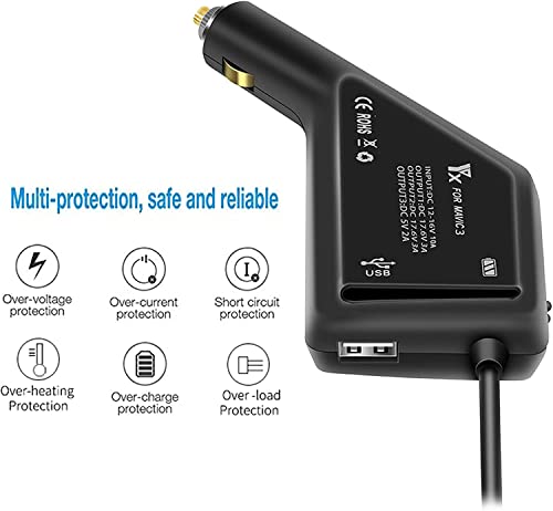 Yangers Caricabatteria da auto per DJI Mavic 3