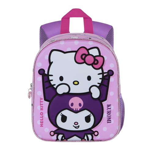 Sac à dos 3D Elite Hello Kitty rose Karactermania petit format 7L fille - 2