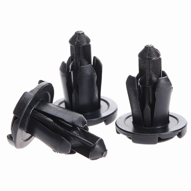 50Pcs Auto Bumper Fastener 9mm Hole Rivet Retainer Push Cover, for Fender Car Door Trim Panel Clip MR200300, for Mitsubishi, for Honda