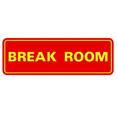 Porte plaque murale 2x6 Standard Break rouge et jaune petite taille