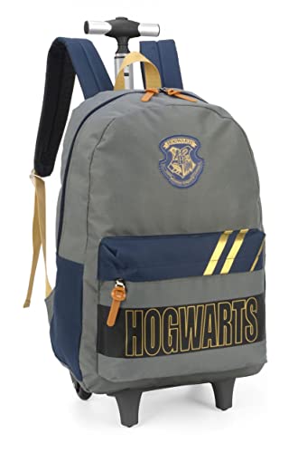 Mochila de Rodinha Escolar Harry Potter by Luxcel Ref.51641 (Cinza)