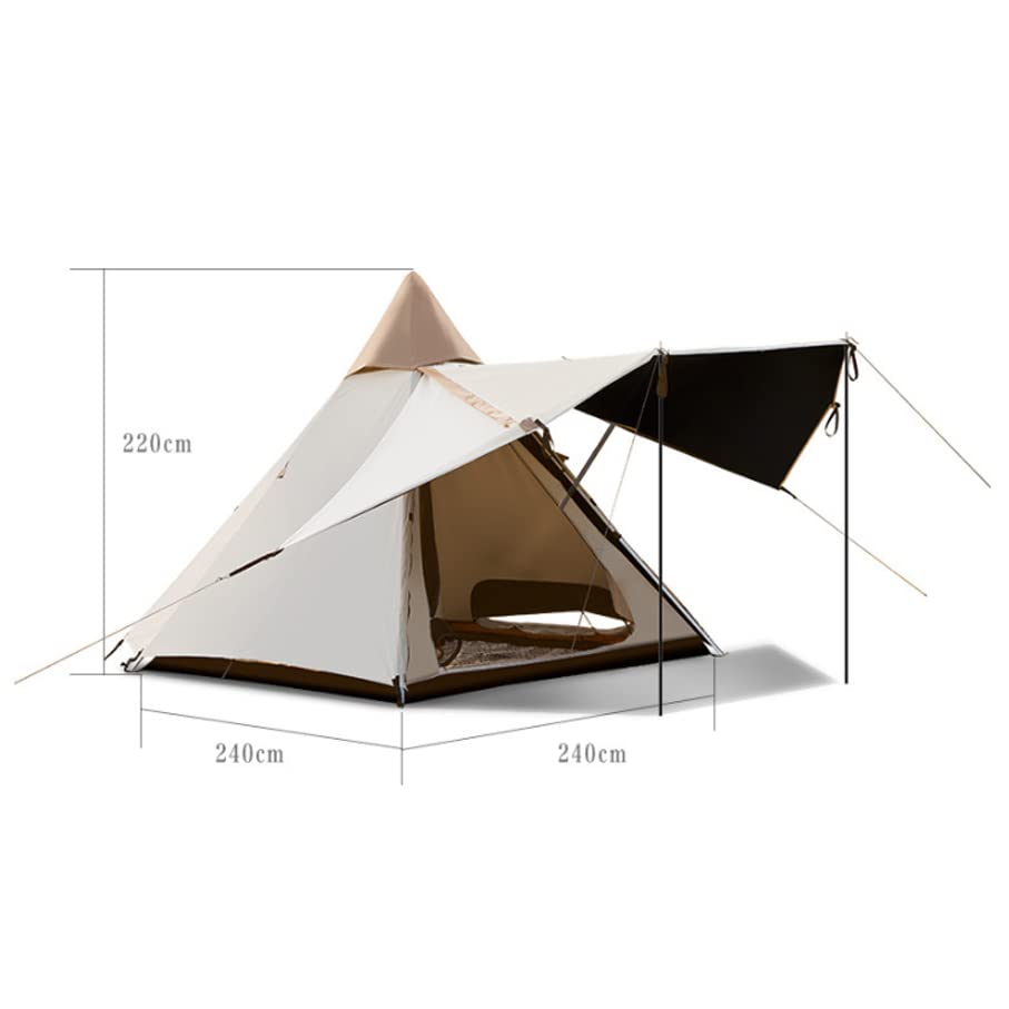 Carpa de campamento impermeable para 5-8 personas miniatura 7