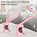 LKT COBTAC 2-in-1 Hair and Facial Steamer with Extendable Arm,Face Steamer for Deep Cleaning,Hair Steamer Humidifier for Deep Conditioning,Tabletop Steamer for Personal Care Use at Home