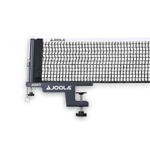 JOOLA Avanti Table Tennis Net - Height Adjustable Net with Metal Fittings & Quick Assembly (Dark Grey)