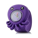 Präzises Quarzwerk. Kinderuhr ZWRY 3D Cartoon Uhr Tier Niedliche Kinderuhr Kind Quarz wasserdichte Student Armbanduhren für Mädchen Jungen Geschenke Tintenfisch