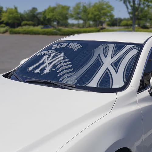 Image of FANMATS MLB Unisex-Adult Windshield Sun Auto Shade 59 inch x 29.5 inch