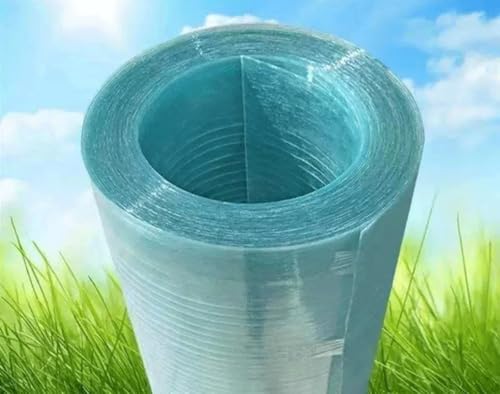 Toiture de Serre en Polycarbonate Souple 1mm Plaque Transparente Anti-Pluie de 2m