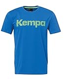 Kempa Kinder Graphic T-Shirt, azurblau, 116
