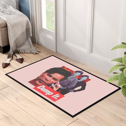 Paillasson Crypto Rose Dump It - Tapis de porte Bitcoin Meme 60x40cm - 3