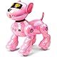 VATOS Ferngesteuerte Roboter Hund Kinder mit 2 Batterien,Programmierbarer Roboterhund mit 17 Interaktiven Funktionen,Singende Tanzende Laufender Roboterhund Spielzeug Geschenk für Mädchen 3-12 Jahren
