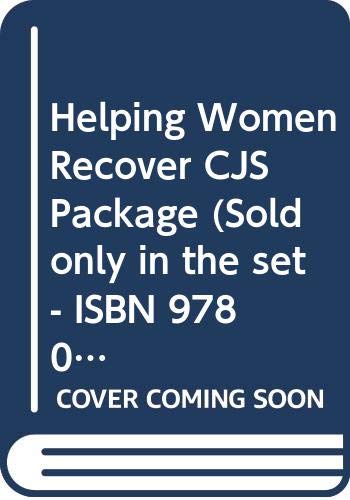 Helping Women Recover CJS Package (Sold only in the set – ISBN 9780787995348)