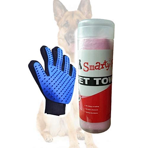 RvPaws Rapid Water Absorption PVA Towel with Grooming Glove for Dog and Cat-Size - Color May Vary (B09L6FS244) Amazon Price History, Amazon Price Tracker