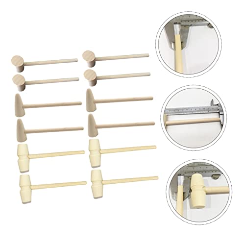 HAKIDZEL 15 Unidades De Pingente De Martelo De Madeira Para Bolo Infantil