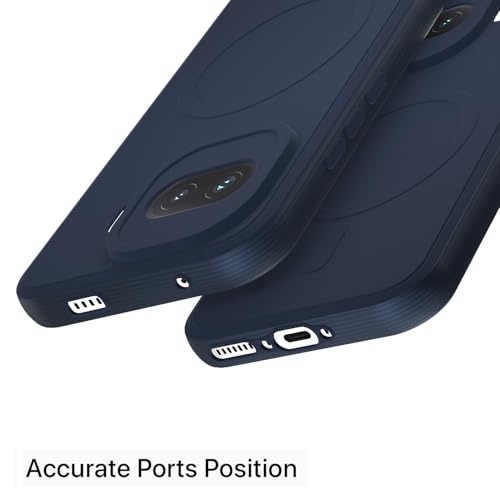 Image of Pikkme Back Cover for iQOO 15R 5G Soft Matte Silicone Mag-Safe Design (Mag-Safe Not Support) Camera Protection | Slim Fit Bumper Cover (Blue)