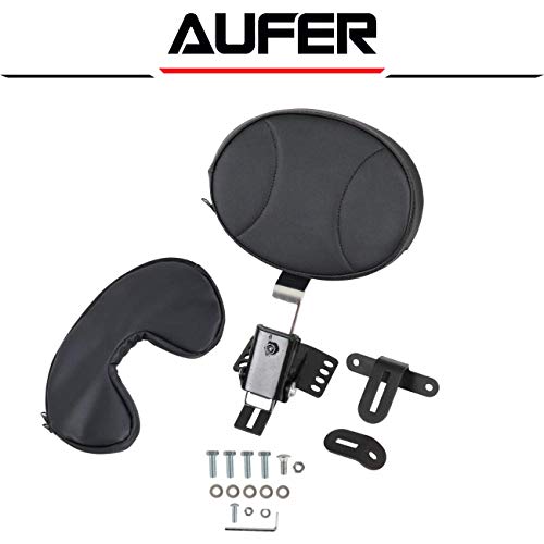 AUFER Adjustable Plug-in Driver Rider Backrest Custom Made Fit for 1997-2020 Touring Road King Street Glide Road Glide Electra Glide Models - Thumbnail 4