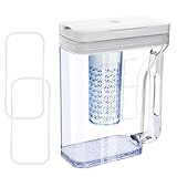 Upgraded Refrigerator water Pitcher DA97-17395A Compatible With Samsung Fridge water Reservoir, Double sealing Fridge reservoir NO leak, Water Tank Fit Samsung Refrigerator (White)