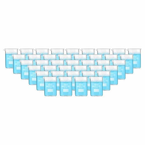 Image of VVS Borosilicate Glass Beaker 10ml pack of 40 of For School College, Lab Laboratry and professional use