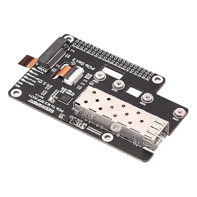 WatangTech PCIe to M.2 SFP HAT+ for Raspberry Pi 5, Gigabit Fiber & NVMe SSD Expansion