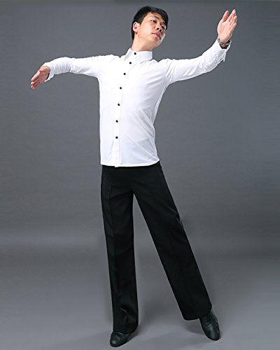 [BTKAKAN] メンズ ラテン用 ズボン パンツ 社交ダンス ラテ