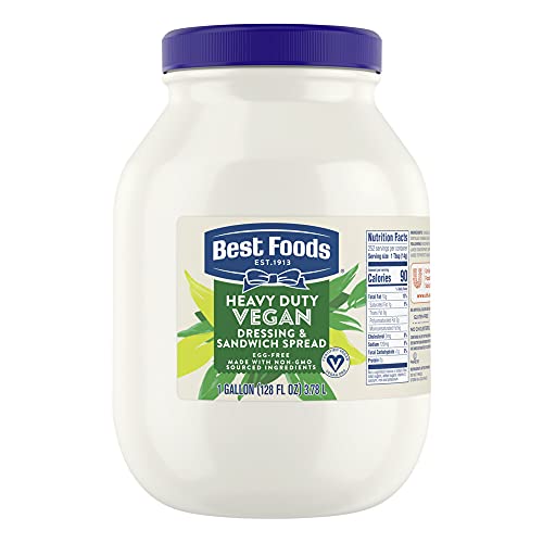 Best Foods Vegan Mayonnaise Jar Made with Non GMO Sourced Ingredients, No Artificial Flavors or...