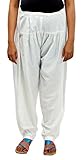 Ziva Maternity Wear Women's Cotton Salwar (Z 2301_White_L, White, Large)