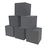 Foamma Charcoal Foam Pit Cubes/Blocks 5” x 5” x 5” 1000 Pack for Gymnastics, Freerunning and Parkour Courses, Skateboard Parks, BMX