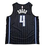 Autographed/Signed Jalen Suggs Orlando Magic Black Authentic Basketball Jersey Fanatics COA