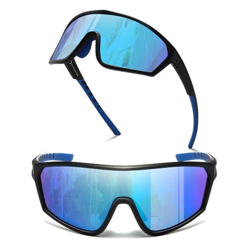 SUNGAIT Cycling Sunglasses Polarized Sports Shades for Men Women Lightweight Running Goggles