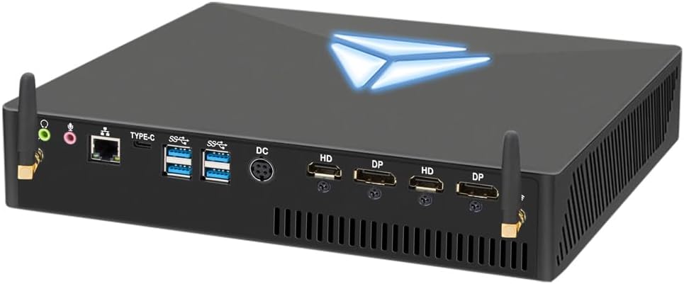 Mini PC desktop, micro computer con Core i9-9900T Max 4,4 GHz, 32G...