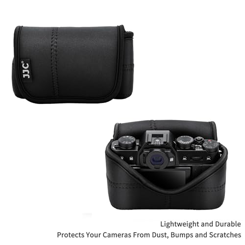 JJC Fundas para Fuji Fujifilm X-T30 X-T20 X-T10 X-T100 X-A5 + XC 15-45mm PZ/XF 35mm f2 R/XF 18mm f2 R Objetivo, para Olympus E-M10 Mark II + 14-42mm Objetivoo - imagen 5