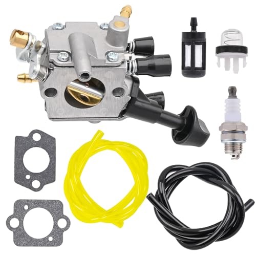 Amazeful C1Q-S210 Carburetor Kit for Stihl BR350 BR350Z BR430 BR430Z BR450 BR450C SR430 SR450 Backpack Blower Zama C1Q-S210 C1Q-S210B Replace 4229 129 0901