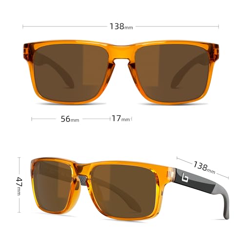 Image of Bnus italy made classic sunglasses corning real glass lens w. polarized option