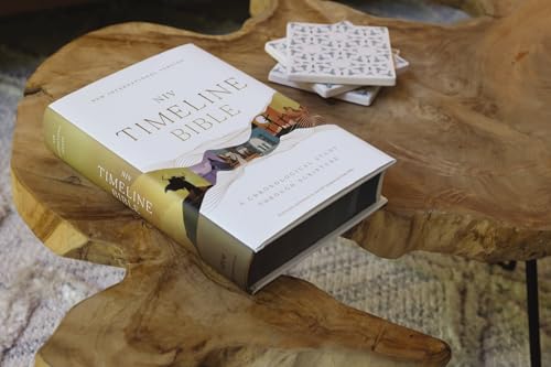 Image of NIV, Timeline Bible, Hardcover, Red Letter, Comfort Print: A Chronological Study through Scripture