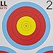 Morrell 100 Count 3 Spot Paper Target, 17 x 17 Inch Face, 100 Pound Cardstock - NFAA Official Archery Training & Long Range Practice Targets