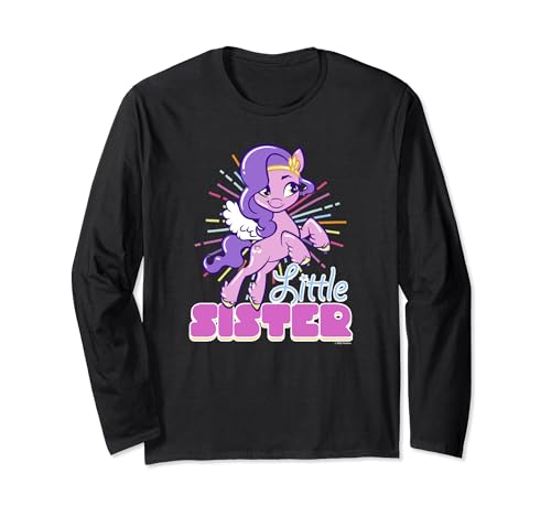 T-shirt My Little Pony Pipp Petals pour fille à manches longues en coton rose