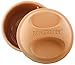 Eurita by Reston Lloyd Natural Glazed Clay Cooker, Round Casserole, 2-Quart