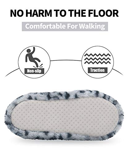 Image of DICUIRD Women's Non-Slip Gripper Slipper Socks Boot House Slippers