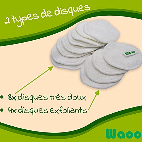 Cotone struccante lavabile, riutilizzabile, fibra