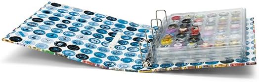 LEUCHTTURM 324238, Album per champagne Grande per 168 capsule, incluse 4 custodie Encap