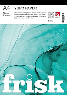 Frisk 23185004 Yupo Paper Pad A4 85gsm, White