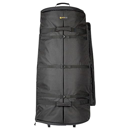 Multi-Tom Drum Bag with Wheels by Protec, Model CP200WL, Black